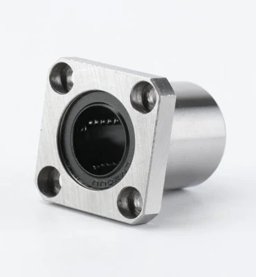Lmk6-60 Standard Method Flange Bearing with Seat High-Precision Rolling Linear Bearing Optical Shaft with Seat Bearing